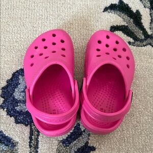CROCS Kids Water Shoes in Bright Pink